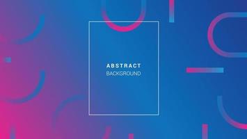 Abstract geometric background blue and pink gradient color. Dynamic shapes composition. Minimal futuristic poster design, light backdrop colorful element. Vector illustration EPS 10.