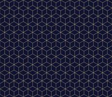 Gold line geometric pattern. Abstract modern rhombuses seamless, repeat hexagon texture design. Suitable for gift wrapping, banner, paper, fabric, decoration, prints. Vector illustration EPS 10.
