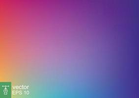 Abstract rainbow gradient color background. Blurred gradient mesh in bright colorful smooth. Suitable for wallpaper, banner, background, card, book, illustration, landing page. Vector EPS 10.