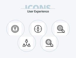 User Experience Line Icon Pack 5 Icon Design. navigation. compass. upload. less. man vector