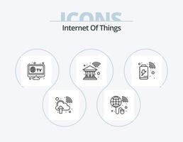 Internet Of Things Line Icon Pack 5 Icon Design. mixer. smart. camera. glasses. device vector