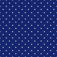 blue background polka fabric with white little dots seamless pattern vector