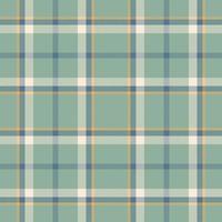 Plaid seamless pattern. Check fabric texture. Vector textile print.