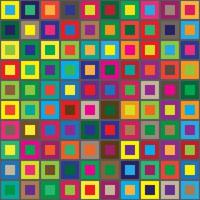 colors squares seamless abstract pattern horizontal background vector