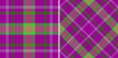 Texture textile plaid. Vector tartan fabric. Background seamless pattern check.