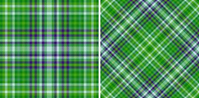 Tartan texture plaid. Vector pattern seamless. Check textile background fabric.