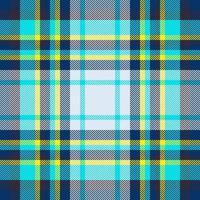 Plaid check pattern. Seamless fabric texture. Tartan textile print. vector