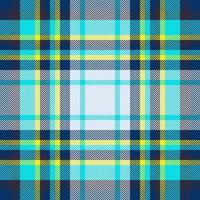 Plaid check pattern. Seamless fabric texture. Tartan textile print. vector