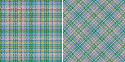 Vector check tartan. Pattern plaid fabric. Seamless textile background texture.