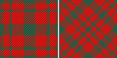 Textile plaid check. Vector pattern tartan. Background fabric texture seamless.