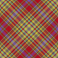 Plaid textile texture. Vector background fabric. Pattern seamless tartan check.