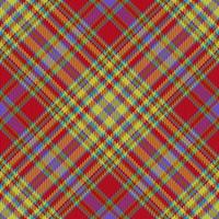 Plaid textile texture. Vector background fabric. Pattern seamless tartan check.