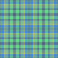 Fabric check vector. Seamless textile texture. Plaid background pattern tartan. vector