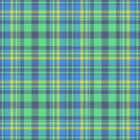 Fabric check vector. Seamless textile texture. Plaid background pattern tartan. vector