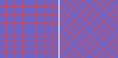 Textile plaid tartan. Check texture background. Vector seamless fabric pattern.