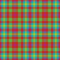 Plaid seamless pattern. Check fabric texture. Vector textile print.