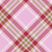 Plaid pattern vector. Check fabric texture. Seamless textile design for clothes, paper print. vector