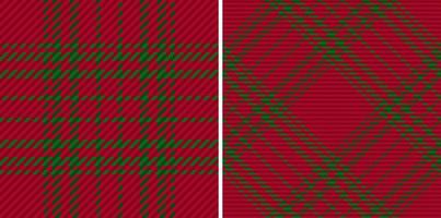 Fabric seamless tartan. Textile pattern plaid. Background texture check vector. vector