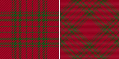 Fabric seamless tartan. Textile pattern plaid. Background texture check vector. vector