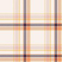 Plaid seamless pattern. Check fabric texture. Vector textile print.