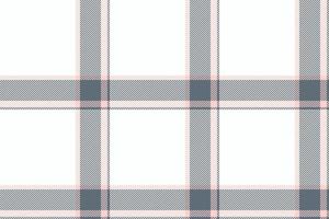 Plaid background, check seamless pattern in black white. Vector fabric texture for textile print, wrapping paper, gift card or wallpaper.