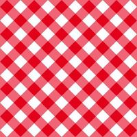 Table diagonal cloth seamless pattern red middle size vector