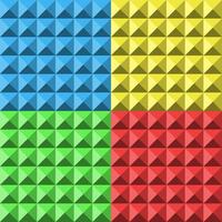 colors pyramid seamless pattern vector