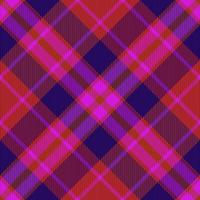 Seamless plaid texture. Check textile vector. Fabric pattern tartan background. vector