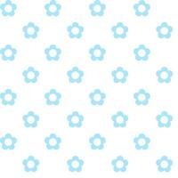light blue flowers seamless pattern, fabric texture vector
