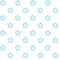 light blue flowers seamless pattern, fabric texture vector