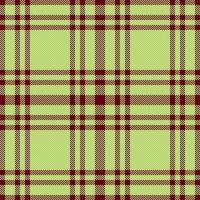 Plaid texture textile. Fabric tartan pattern. Vector check seamless background.