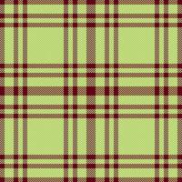 Plaid texture textile. Fabric tartan pattern. Vector check seamless background.