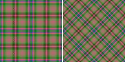 Check texture tartan. Plaid fabric background. Textile seamless vector pattern.