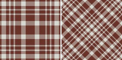 Plaid seamless background. Check fabric vector. Texture pattern tartan textile. vector