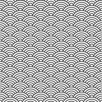 china style seamless pattern seashell vector