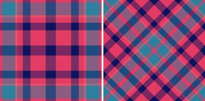 Seamless check vector. Texture plaid fabric. Tartan textile pattern background. vector