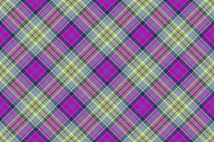 Textile vector pattern. Seamless check tartan. Texture plaid fabric background.