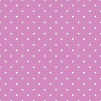 pink background polka fabric with white little dots seamless pattern vector