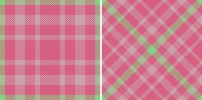 Check textile plaid. Pattern texture seamless. Background vector tartan fabric.