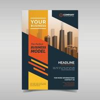 Creative modern corporate flyer template vector