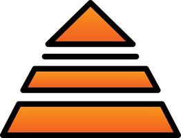 Pyramid Vector Icon Design