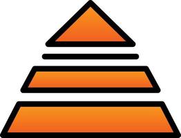 Pyramid Vector Icon Design