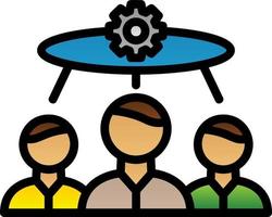 Brainstorming Vector Icon Design