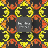 Abstract geometric with textures seamless pattern vector