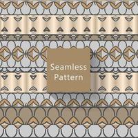 Abstract geometric with textures seamless pattern vector