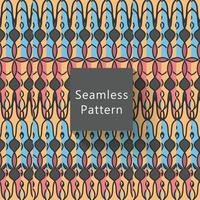 Abstract geometric with textures seamless pattern vector