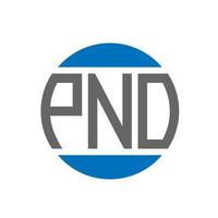 PNO letter logo design on white background. PNO creative initials circle logo concept. PNO letter design. vector