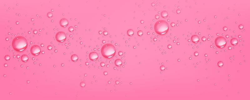 Yellow Pink Background Shining Drops Water Stock Illustration by