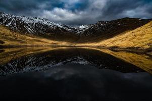 lago asombro amanecer foto