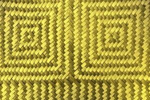 Shiny golden wicker mats texture background,gold pattern photo